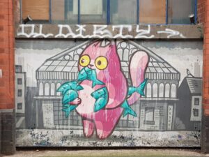 Cat Mural at the Smithfield Market